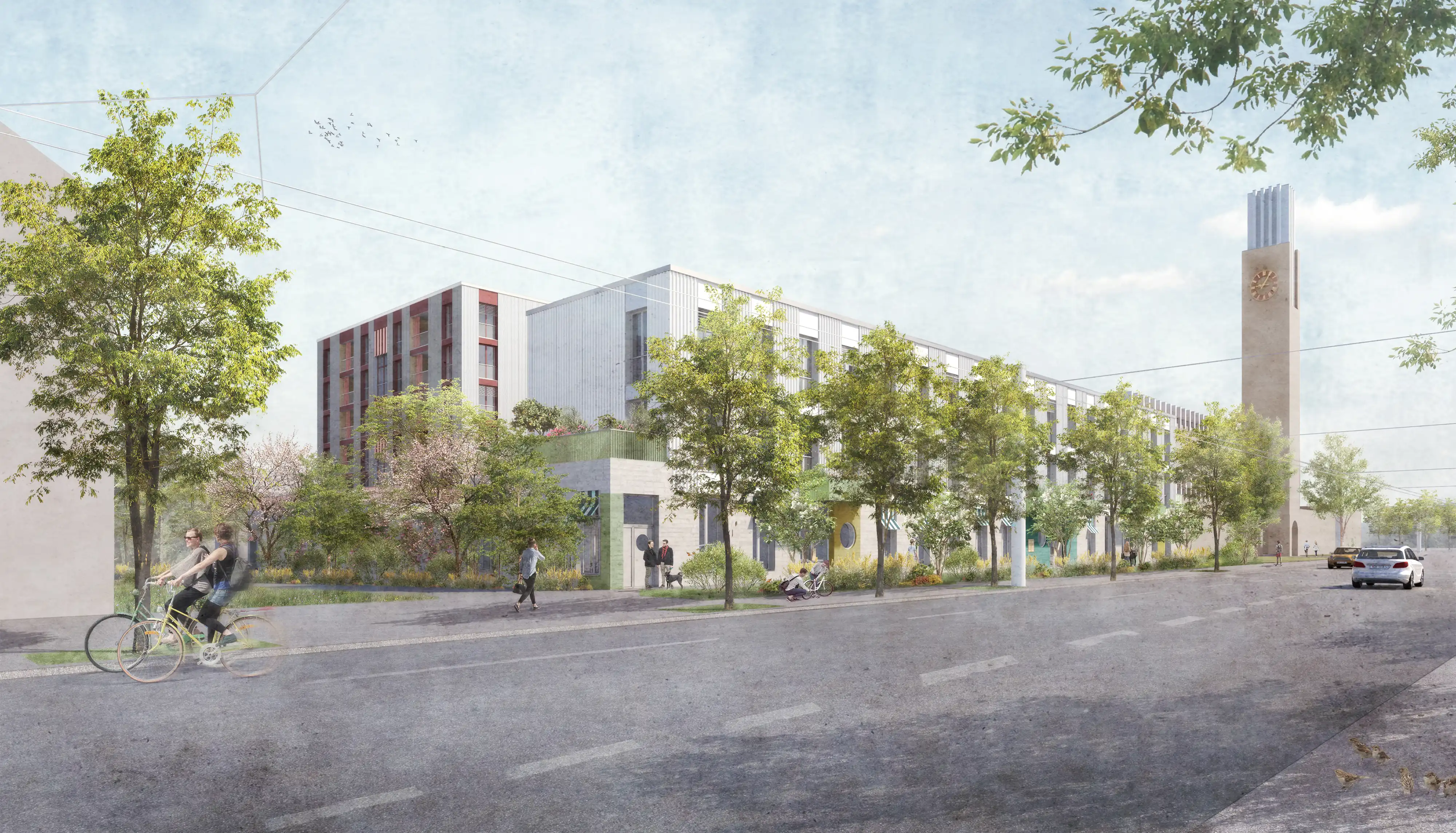 Signaletik Areal Glaubten Zürich