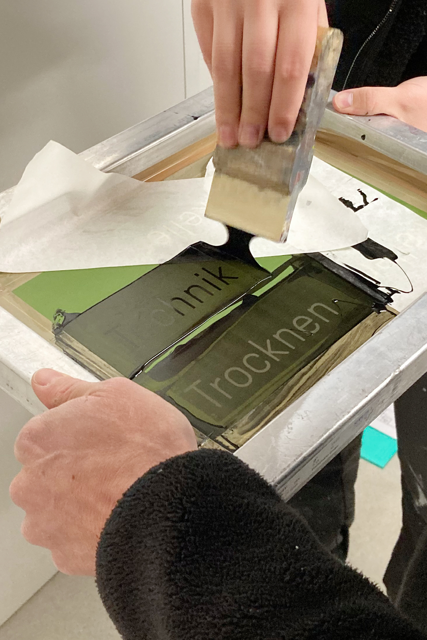 Siebdruck Siedlung Bachwiesen