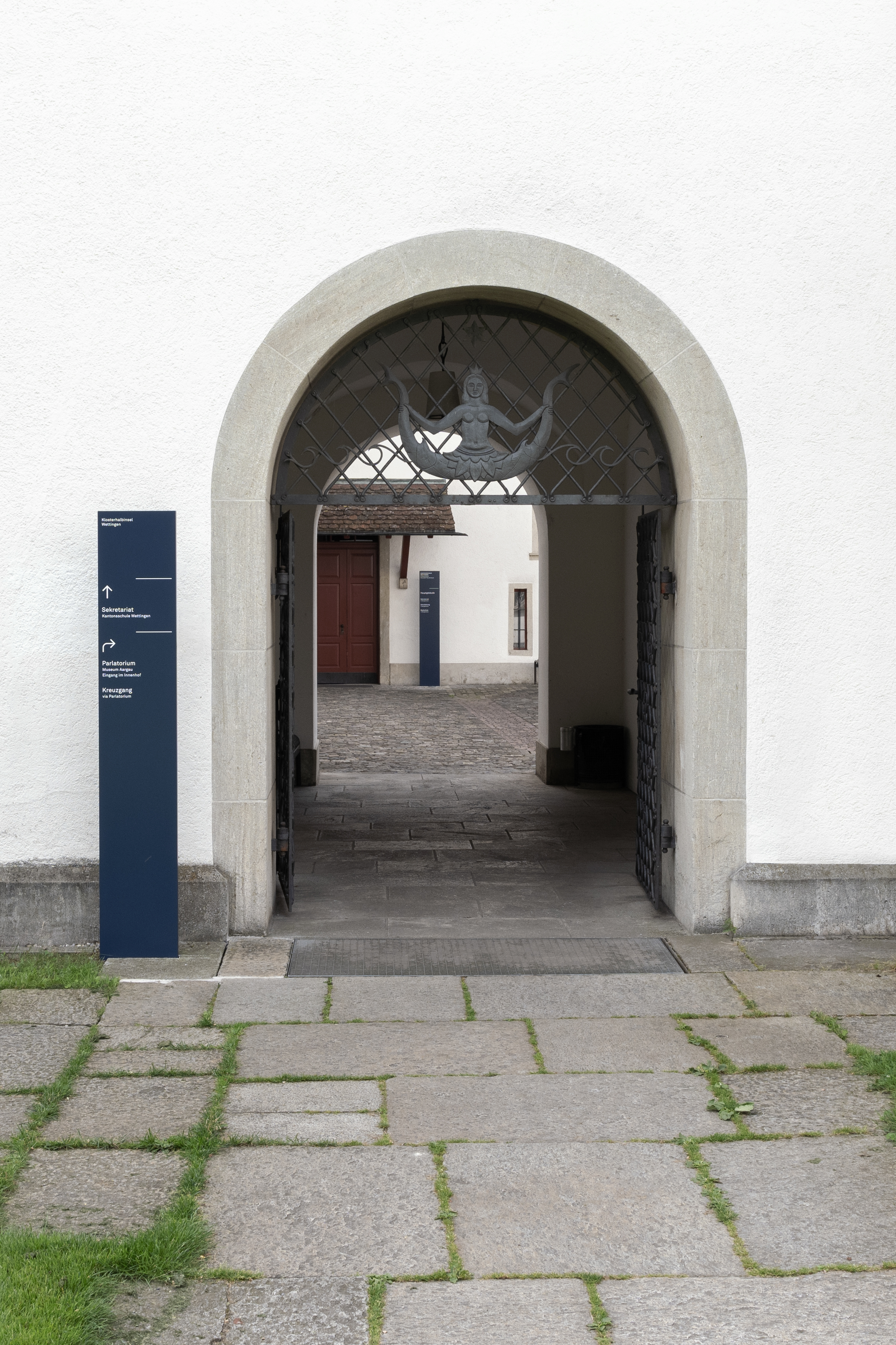 Signaletik Klosterhalbinsel Wettingen