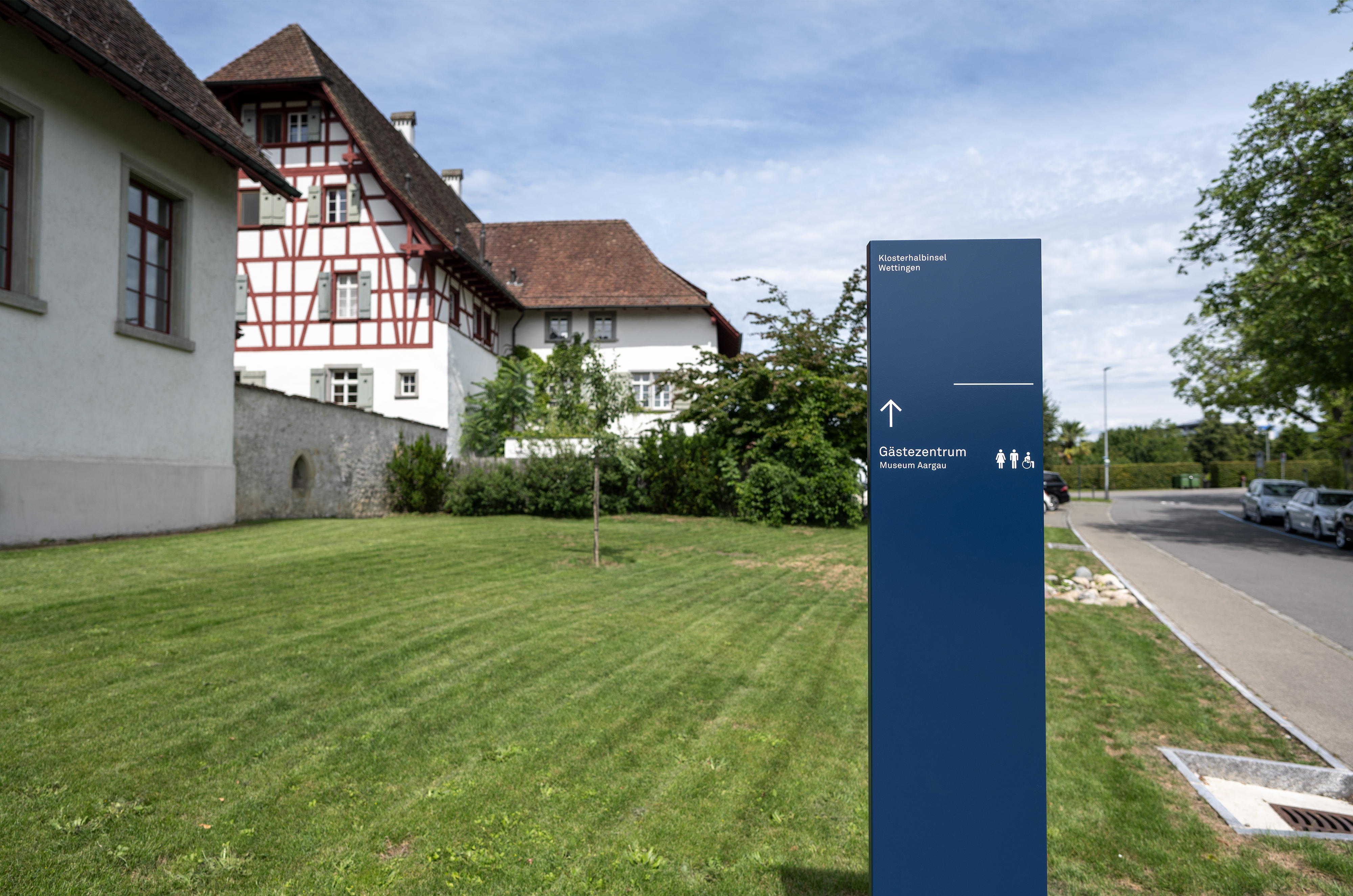 Klosterhalbinsel Wettingen Signaletik